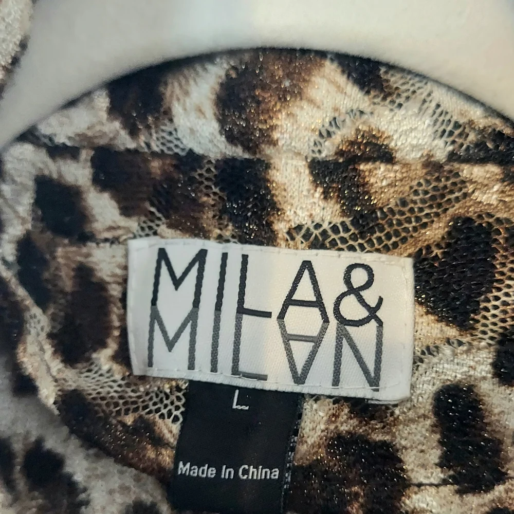 Leopard Print Jacket in Brown and Black - Picture 5 of 6